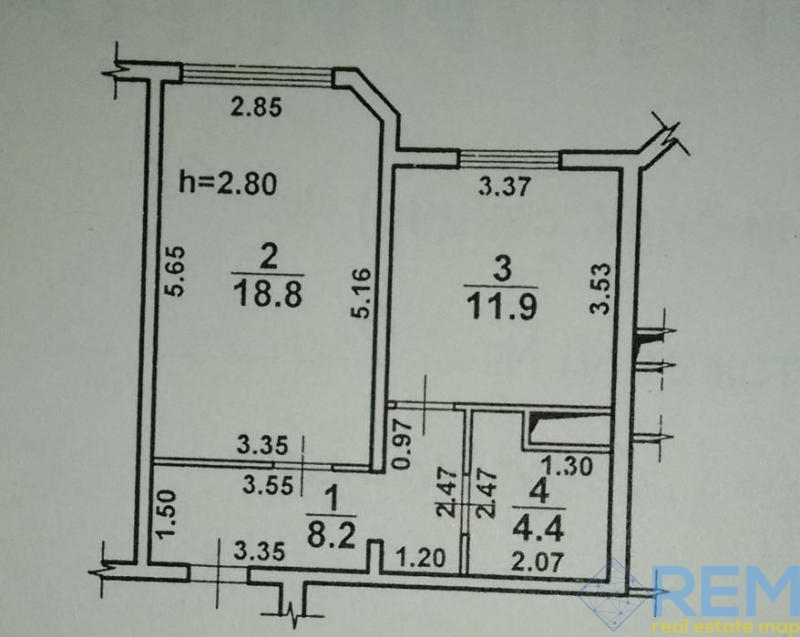 продажа однокомнатной квартиры номер A-173492 в Приморском районе, фото номер 4